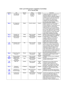 2008 Utah Law Enforcement Legislative Committee