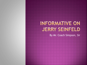 Informative on Jerry Seinfeld