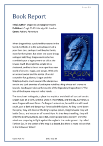 Kierens Eragon Report