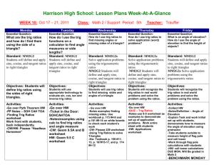 Week 10 - Fall - Harrison High School