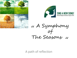 A Symphony of the Seasons PowerPoint