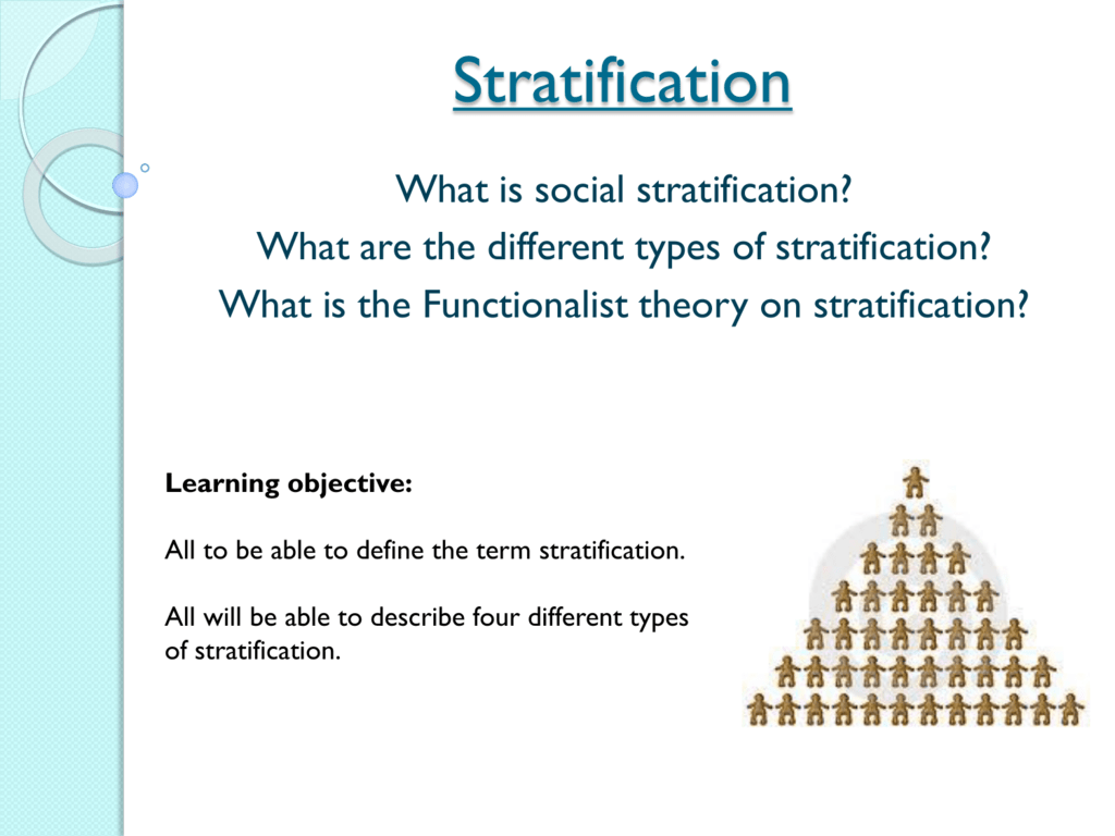 stratification