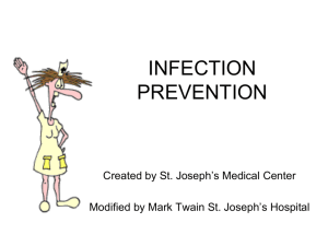 INFECTION CONTROL General Orientation