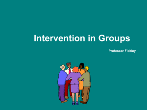 Therapeutic groups