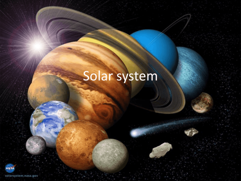 solar system model of greek