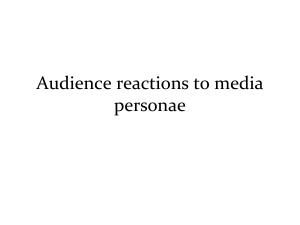 Audience identification with media personalities