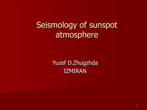 Seismology of sunspot atmosphere