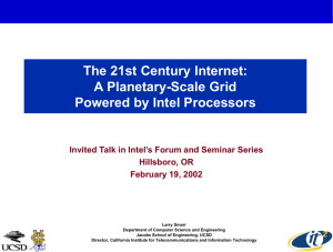 ppt - California Institute for Telecommunications and Information