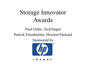 Storage Innovator Awards