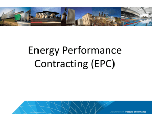 Energy Performance Contracting (EPC), Sam Burke, DTF