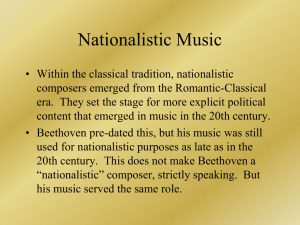 Nationalistic Music