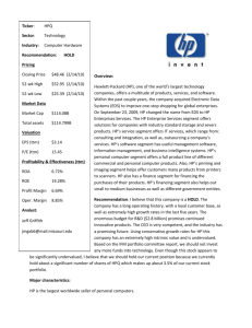 HP report