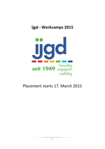 ijgd - Workcamps 2015