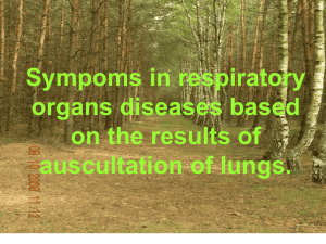03_Sympoms in respiratory organs diseases based on the results of