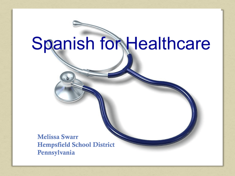 Spanish For Healthcare