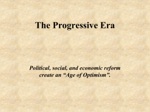 Roots of Progressivism Notes