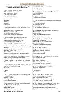 Guidelines for Constructing Multiple Choice Questions Questions