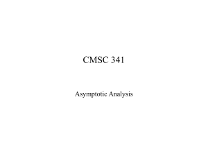 Asymptotic Analysis notes
