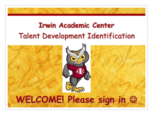 CMS Elementary Talent Development Program