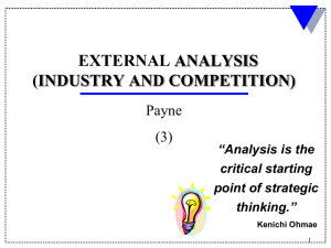 Industry & Competitor Analysis