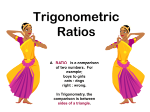 Trig Ratios - WHS Geometry