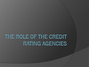 Ratings Agencies - Randal C. Picker