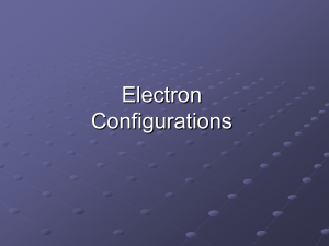 Unit 04 Electron Configurations and Orbital Diagrams