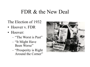 FDR & the New Deal
