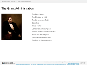 The Grant Administration