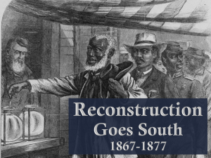 Reconstruction Goes South