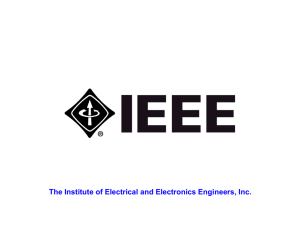 The Institute of Electrical and Electronics Engineers
