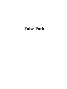 Static sensitization and false paths
