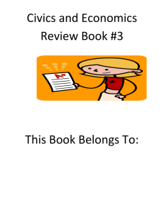 Civics and Economics Review Book #3