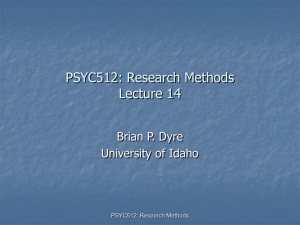 Lecture14 - University of Idaho