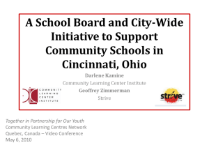 A School Board and City-Wide Initiative to Support