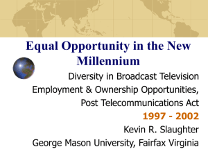 Minority Employment & Ownership - Gmu