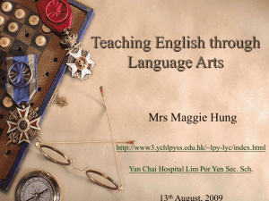 Teaching of Language Arts 2009