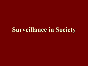 Surveillane in Society