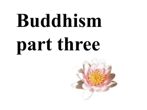 Buddhism part three
