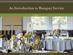 Banquet Service Ch1