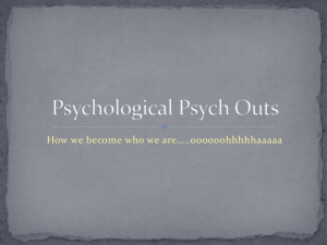 Psychological Psych Outs