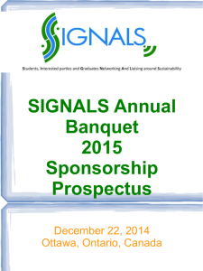 the Sponsorship Prospectus for detailed information