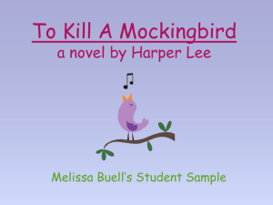 To Kill A Mockingbird - edsc304