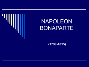 napoleon bonaparte - PHS Social Studies Department