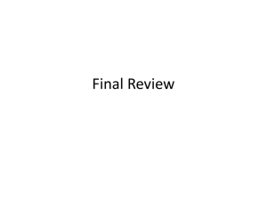 Final Review - Lindbergh School District