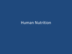 Human Nutrition – Bio23