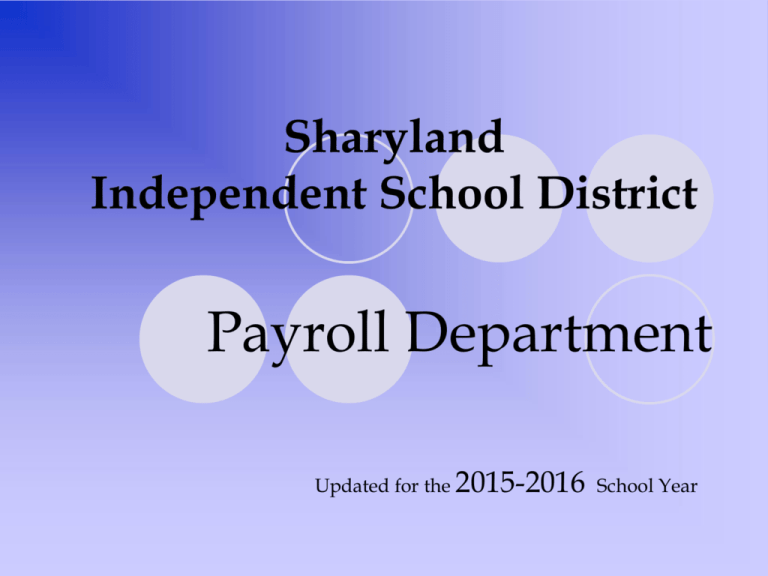 2015 2016 Monthly Pay Schedule 2015 2016 Monthly Pay Schedule