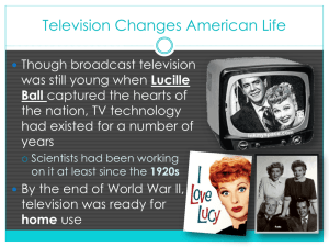 Television Changes American Life