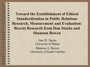 PPT: Ethics Standardization Presentation