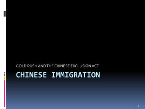 chinese immigration - Hickman Mills C